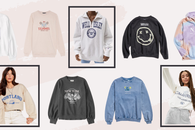 9 Insanely Trendy Sweatshirts