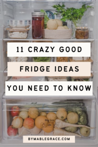 fridge organization ideas