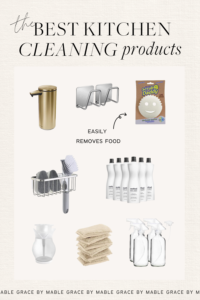 kitchen cleaning products